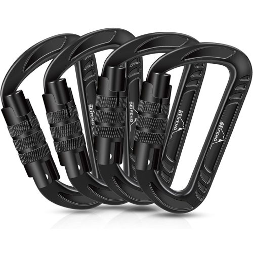12KN Small Outdoor Aluminum Carabiner SGM7804TN